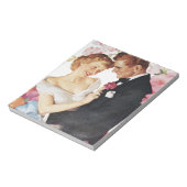 若いカップルのフォーマル衣服 ノートパッド (回転)