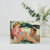 若いカップル ポストカード (スタンド正面)