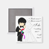 若いカップル マグネット (正面/裏面)