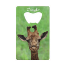 若いキリンの栓抜き