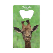 若いキリンの栓抜き クレジットカード栓抜き (裏面)