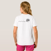 若いクマ研究者 Tシャツ (裏面フル)