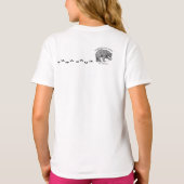 若いクマ研究者 Tシャツ (裏面)