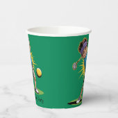 若いゴルファー誕生日スイングパーティー 紙コップ (左)