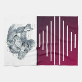 . .若いサルの人生 キッチンタオル (横)