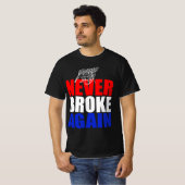 若いショーティは二度と破れなかった Tシャツ (正面フル)