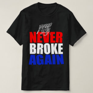 若いショーティは二度と破れなかった Tシャツ