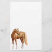 若いスイバの馬の文房具 便箋 (正面)