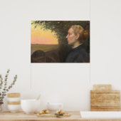 若いスケーゲンガールバイアンチャー ポスター (キッチン)