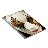 若いセラミックカーニバルマスク ノートブック (右側)