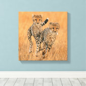 若いチエタランニングス キャンバスプリント (インサイチュ (ウッドフロア))