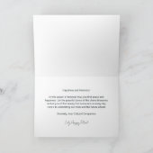 若いチョンサム美しい中国の新年ポーズ カード (内部)