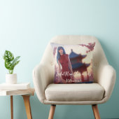 若いチョンサム美しい中国の新年ポーズ クッション (椅子)