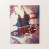 若いチョンサム美しい中国の新年ポーズ ジグソーパズル (縦)