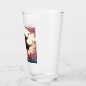 若いチョンサム美しい中国の新年ポーズ タンブラーグラス (左)