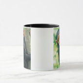 若いチンパンジー(鍋のtroglodytes) マグカップ (中央)