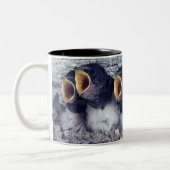 若いツバメ ツートーンマグカップ (左)