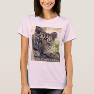 若いトラのピーカブー Tシャツ