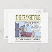 若いトランジットユーザー ポストカード (正面/裏面)