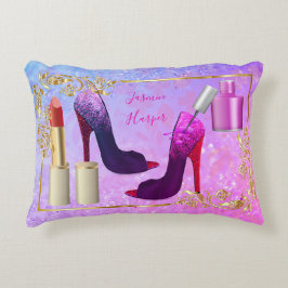 若いトレンディーガーリーカラフルファッションシューズメイクアップ アクセントクッション