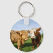 若いハイランド牛 キーホルダー (裏面)