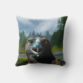 若いハゲとミスティ・アラスカン川 クッション (裏面)