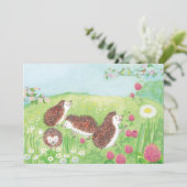 若いハリネズミの野原 招待状 (スタンド正面)