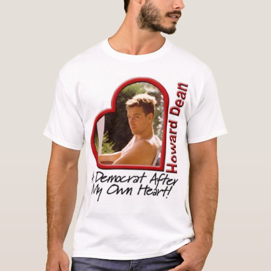 若いハワード・ディーン Tシャツ (正面)