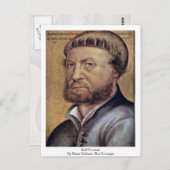 若いハンス・ホルベインの自画像 ポストカード (正面/裏面)