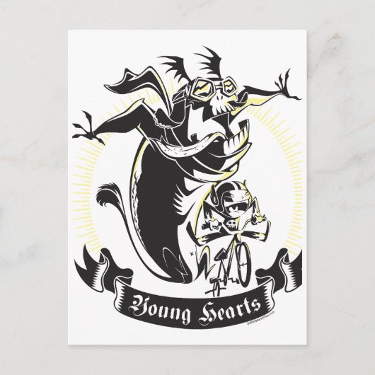 若いハート ポストカード (正面)