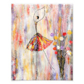 若いバレリーナ フォトプリント            (正面)