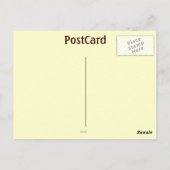 若いパイロット ポストカード (裏面)