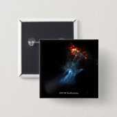 若いパルサーは手を示します 缶バッジ (正面&裏面)