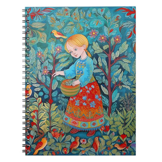 若いヒーラーガール ノートブック (正面)