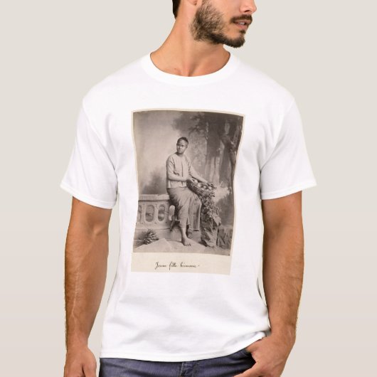 若いビルマの女の子、c.1880 tシャツ (正面)