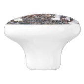 若いビーグル犬の森林陶磁器のノブ セラミックノブ (側面)