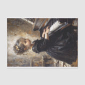 若いピアニストのデコページ 薄葉紙 (正面)