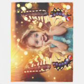 若いピクシー フリースブランケット (正面)