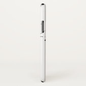 若いファッションの女の子 – 白黒のスケッチアート Case-Mate iPhoneケース (裏面/右)