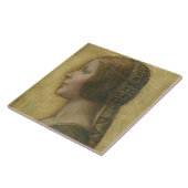 若いフィアンセのプロフィール タイル (側面)