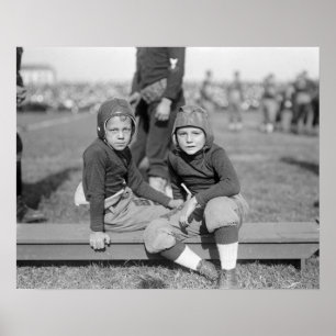 若いフットボール選手1925年 ポスター