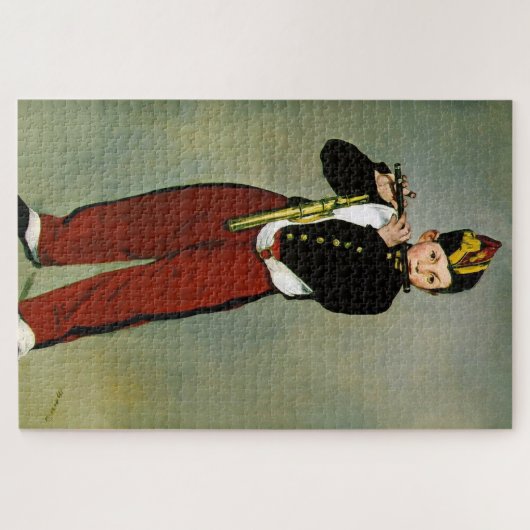 若いフルート派ファイファーマネ印象派絵画派の ジグソーパズル (横)