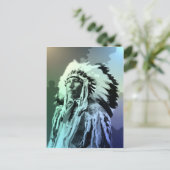 若いブルールインディアン ポストカード (スタンド正面)