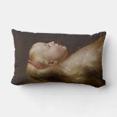 若いブロンドの女の子(Jan Lievens)腰枕 ランバークッション (裏面)