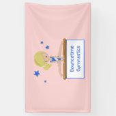 若いブロンド・ギムナスト・アカデミーの学校のクラスカスタム 横断幕 (縦)