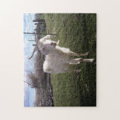 若いヤギ一頭 ジグソーパズル (縦)