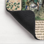 若いルイの記入項目パリへのアンジューのII マウスパッド (コーナー)