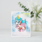 若いレーザーはがき ポストカード (スタンド正面)