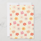 若いワイルドと3レトログルービー3歳の誕生日 招待状 (裏面)