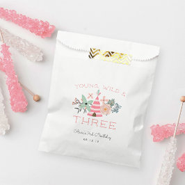 若いワイルドと3歳の誕生日パーティー フェイバーバッグ